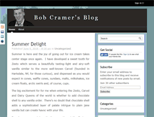 Tablet Screenshot of bobcramer.com